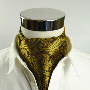 Cravate en polyester double face à rayures britanniques génération à la mode costume de cheveux col de chemise écharpe - Product Image 3