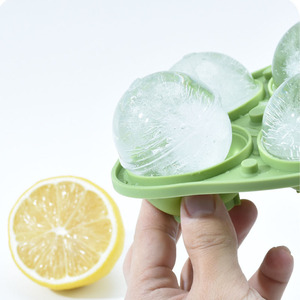 Molde de silicona de grado alimenticio para hacer bolas de hielo explosivas esféricas, fácil de desmoldar, para whisky en casa. - Product Image 3