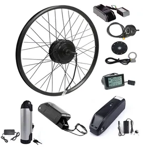 Low price Hub motor 1000w electric bicycle motor 48v ebike conversion kit with hailong battery speed gear 7 freewheel