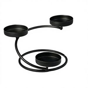 Candelabro de Tres Brazos, Hecho a Mano, de Metal Resistente al Calor, Centro de Mesa para Bodas, Decoración del Hogar, Producto de Moda - Product Image 4