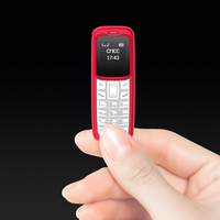 BM30 Feature Phone Mini Tamaño pequeño Teléfono móvil Auriculares Dialer Pocket Nano SIM Card Pocket Teléfono celular