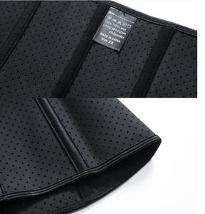 Ceinture de maintien de la taille pour femmes en <span class=keywords><strong>latex</strong></span> avec 9 armatures en acier, ceinture de contrôle du ventre, 3 rangées de crochets, vêtements de mise en forme, corset de ventre, ceinture amincissante - Product Image 3