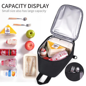 Vente chaude grande capacité sac à lunch isolé fermeture éclair Durable Portable sac de glace fraîche pour les employés de bureau nouveaux cyclistes voyageurs - Product Image 2