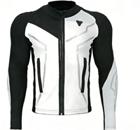 Veste Softshell Moto Homme D-25261 Coupe-Vent Toutes Saisons pour Motard – Vêtement de Protection pour Motocyclistes