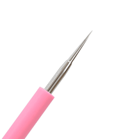 Extractor de Espinillas, Aguja para Eliminar el Acné, Acero Inoxidable de Grado Quirúrgico y Silicona, Removedor de Puntos Negros 2 en 1, Color Rosa