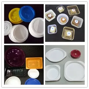 SINOPLAST Chất Lượng Cao Tự Động New PP PS PVC Tấm PET Cup Nắp Làm Thermoforming Tạo Thành Máy - Product Image 2