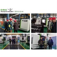 Tour CNC à banc incliné avec tourelle porte-outils BMT55 VDI 12T FANUC, modèle HT5MY, haute précision, usage moyen, DRC MACHINERY