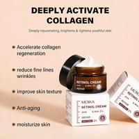 Crème anti-âge, crème anti-rides pour le visage, crème raffermissante et réparatrice pour la peau, crème à l'acide hyaluronique et au rétinol, de Corée, marque privée