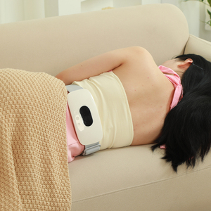 Cinturón para adelgazar la cintura de los hombres con masaje <span class=keywords><strong>lumbar</strong></span> masajeador de espalda abdominal máquina de terapia - Product Image 2