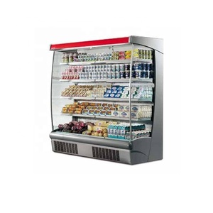 Refrigerador vertical de tres puertas de cristal, Exhibidor de bebidas para <span class=keywords><strong>supermercado</strong></span> comercial - Product Image 3