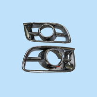 Kit chromé de phare antibrouillard de voiture de minibus pour HIACE 2005-2008 modèle 3D cadre de phare antibrouillard chromé couverture de phare avant Kits de carrosserie