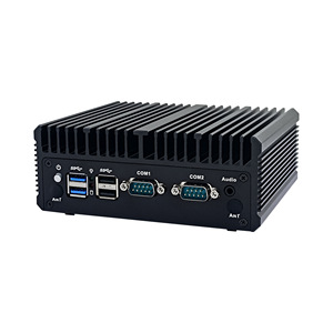 Mini PC industriel sans ventilateur MTN10-2L2 équipé d'un processeur N100, prend en charge le LAN Gigabit, les ports de communication RS-232/485 - Product Image 2