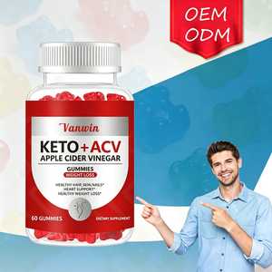 Gomitas Keto ACV con Vinagre de <span class=keywords><strong>Sidra</strong></span> de Manzana, Suplemento de 60 Gomitas para Apoyo a la Pérdida de Peso Saludable y Gestión del Metabolismo - Product Image 1