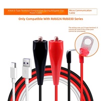 25A36A 200°C Silicone Insulated Copper Core Test Lead Flexible 100cm Double Terminal Instrument Cable for Lab Electronic Repair