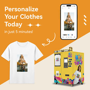 Máquina Expendedora de Impresión de Ropa Personalizada, Nueva Tendencia 2026, para Camisetas de Manga Corta o Sudaderas - Product Image 4