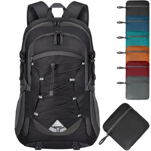 Mochila <span class=keywords><strong>de</strong></span> Trekking Plegable con Logotipo Personalizado, <span class=keywords><strong>40</strong></span> <span class=keywords><strong>Litros</strong></span>, Ligera, Portátil, Impermeable, con Cierre <span class=keywords><strong>de</strong></span> Cremallera <span class=keywords><strong>de</strong></span> Poliéster, para Senderismo, Camping y Actividades al Aire Libre - Product Image 1