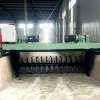 Tourneur de compost à rainures pour le traitement du fumier de bétail et de volaille