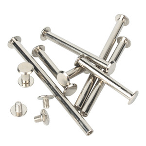 Alüminyum Chicago vida M3/M5-düz kafa seks cıvata bağlama sonrası deri çanta donanım için altıgen rondela - Product Image 6