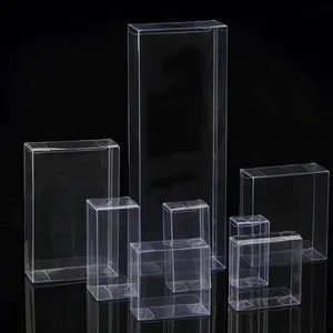 Étui de protection transparent pour cube de jeu, 10 pièces, pli libre pour échantillon, boîte transparente