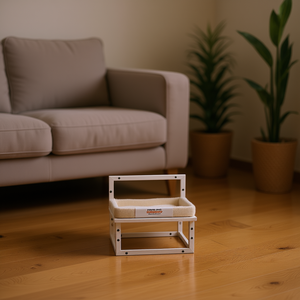 Torre para Gatos, Casa para Mascotas de Plástico, Mueble Multifuncional para Gatos Pequeños de Interior, Estilo Rectangular Simple, Requiere Ensamblaje - Product Image 2