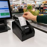 Machine d'impression rapide de tickets de caisse mini 58 mm, directement de l'usine OEM, USB pour système informatique de vente au détail