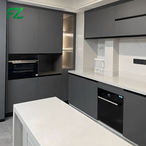 Armoires <span class=keywords><strong>de</strong></span> cuisine en aluminium écologiques, résistantes à l'eau, multifonctionnelles, <span class=keywords><strong>de</strong></span> couleur personnalisée, <span class=keywords><strong>de</strong></span> style coréen moderne - Product Image 3