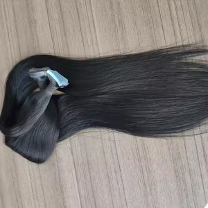 Estensioni di <span class=keywords><strong>Capelli</strong></span> Umani <span class=keywords><strong>Veri</strong></span> al 100% di Alta Qualità, Grado 12A, Colore Naturale, con Nastro Biadesivo, <span class=keywords><strong>Capelli</strong></span> Remy Vietnamiti Grezzi - Product Image 4