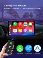 Autoradio Android universel 9 pouces avec écran Carplay, caméra 360 degrés, lecteur DVD de voiture
