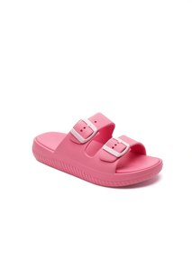 Sandali Unisex in EVA con Doppio Cinturino, Taglia 25, Comode Scarpe Estive per Bambini, Colore Unico con Chiusura a Fibbia - Product Image 1