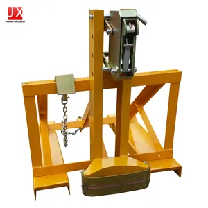 Chinese Manufacturer Heavy-duty Clamp Oil Drum Handler Clamp With Single/double Barrel For Forklift Parts