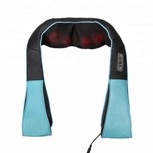 Masajeador Eléctrico Shiatsu para Cuello y Hombros con Calor, Control Remoto Inalámbrico, Almohada de Masaje Profundo de Cuero PU, Cinturón de Masaje - Product Image 4