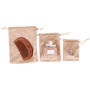 Bolsa de Terciopelo <span class=keywords><strong>Lisi</strong></span> de 7*9cm con Cordón, Bolsa de Almacenamiento de Tela Suave para Joyas, Dulces, Regalos, Reciclable con Impresión Estampada - Product Image 5