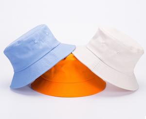 قبعة دلو مخصصة بشعار XP-Promos للأطفال، قبعة شاطئ أنيقة من القطن والبوليستر - Product Image 2