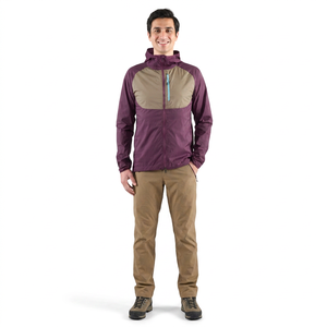 Veste coupe-vent imperméable personnalisée pour homme 2026, style sportif, col montant, logo frontal, OEM - Product Image 1