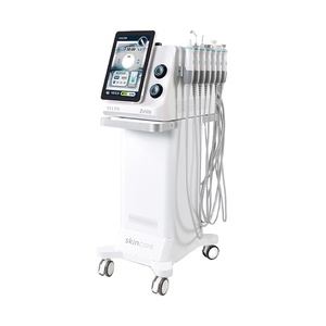 Nouveautés : Appareil de microdermabrasion sans aiguille à 8 poignées et jet d'oxygène pour usage commercial – Éclaircissement, hydratation et anti-rides pour la peau (version US) - Product Image 1