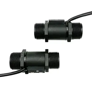 FS-5P-X-8N Plastic Piston Magnetic Water Flow Switches With Two Wire G1" inch in line Liquid Flow Sensor Switch Detector