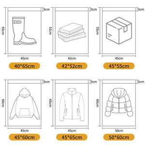 Пакеты пластиковые самоклеящиеся RUIQI разных размеров, с защитой от вскрытия, для почтовых отправлений и логистики, средние и большие размеры - Product Image 2