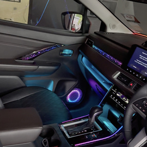 Éclairage d'ambiance pour voiture SJC pour <span class=keywords><strong>Mitsubishi</strong></span> Xpander modèle 2024-2026, 64 couleurs LED, éclairage dynamique d'ambiance intérieur, accessoires - Product Image 3
