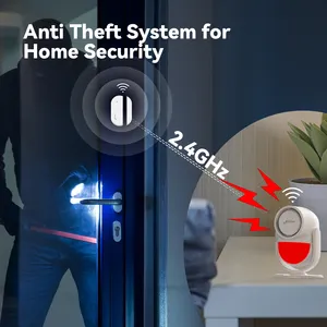 Tuya WiFi sensore di movimento allarme senza fili 125Db allarme antifurto sistema di allarme di sicurezza per la casa