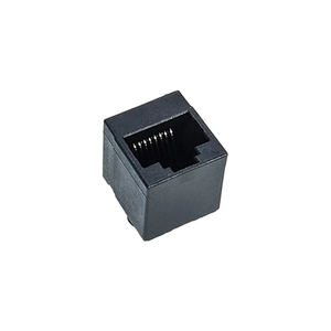 Ổ cắm cổng mạng 8P8C 1 cổng đơn màu đen không có bộ lọc pa46 đầu nối RJ45 pháo rỗng - Product Image 2