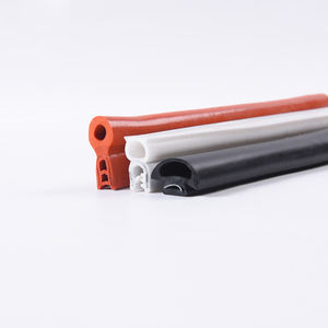 פרופיל U בצורת סיליקון מתכת קצה הגנה רצועת אטם גומי עבור אטם שמשה קדמית לסירה - Product Image 3