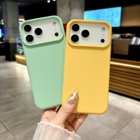 Coque en silicone liquide en gros pour iPhone 17 16 15 14 13 12 11 Pro Max Plus – Housse de protection colorée souple antichoc avec protection de l'appareil photo