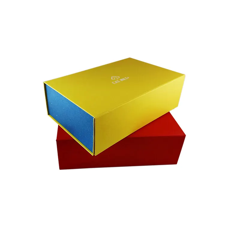 Caja de embalaje de regalo plegable de cartón con logotipo personalizado, Cierre magnético, fácil de enviar y almacenar