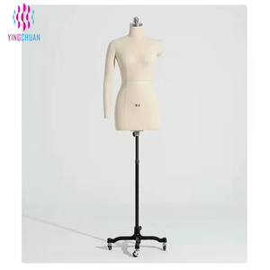 <span class=keywords><strong>Mannequin</strong></span> <span class=keywords><strong>de</strong></span> <span class=keywords><strong>couture</strong></span> demi-corps pour femme avec main magnétique - Product Image 3