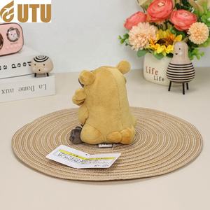 Juguete de peluche de dibujos animados de zorro de dientes grandes de 5 pulgadas sentado muñeco de marmota de ardilla de dientes grandes-F - Product Image 4