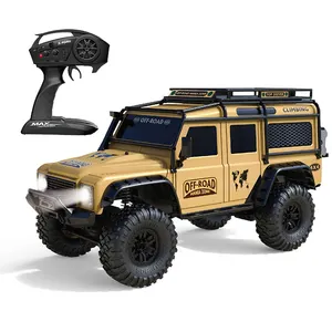 1:10 tam ölçekli 4WD Off-Road canavar kamyon kaya paletli uzaktan kumanda RC araba oyuncak