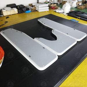 Outdoor <strong>Pontoon</strong> U Shape Air <strong>Plane</strong> Platform Water Floating Island Deck Inflatable Dock Platform Jet Ski - Product Image 1