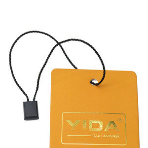 Bán buôn Polyester may dây treo <span class=keywords><strong>tag</strong></span> Fastener nhựa con dấu chuỗi khóa cho quần áo sử dụng - Product Image 5