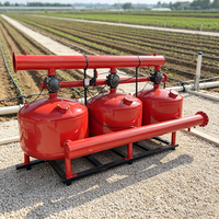 Filtre à sable multiport en acier au carbone de 3 pouces avec vanne automatique pour l'agriculture et le traitement de l'eau