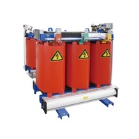 Transformador de Distribución de Energía Tipo Seco SCB13 de 315KVA, 10KV, 11KV, Dyn11, con Tres Bobinas Toroidales, de Acero Inoxidable, para Aplicaciones Exteriores